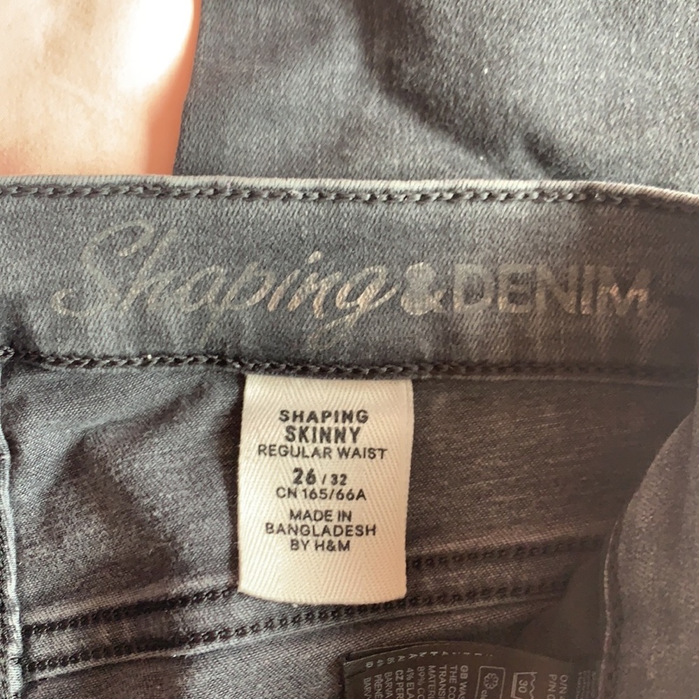 Shaping & denim skinny black jeans - Picture 7 of 7